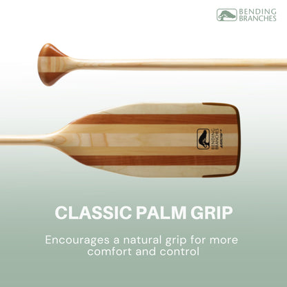 BENDING BRANCHES Arrow Wood Canoe Paddle for Rivers or Lakes, 56in