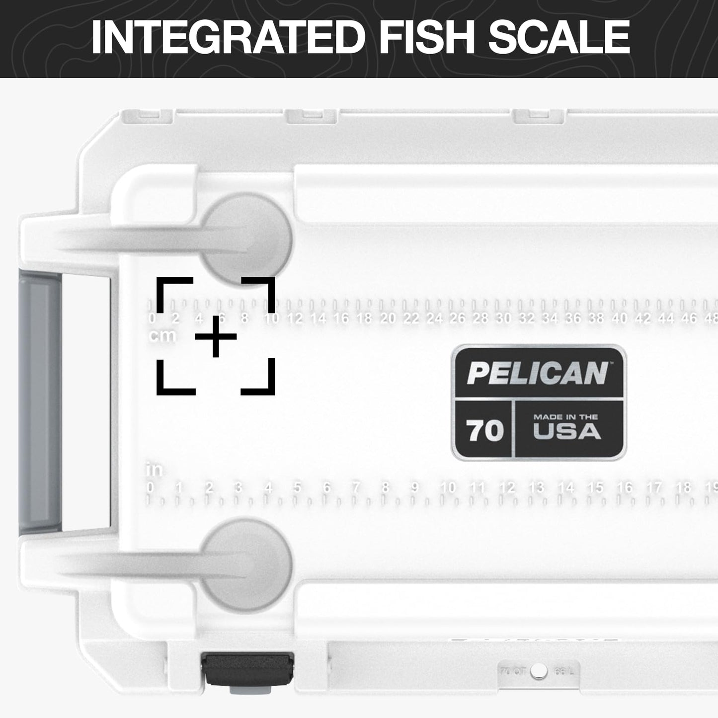 Pelican 70 Quart Elite Cooler (White/Gray)