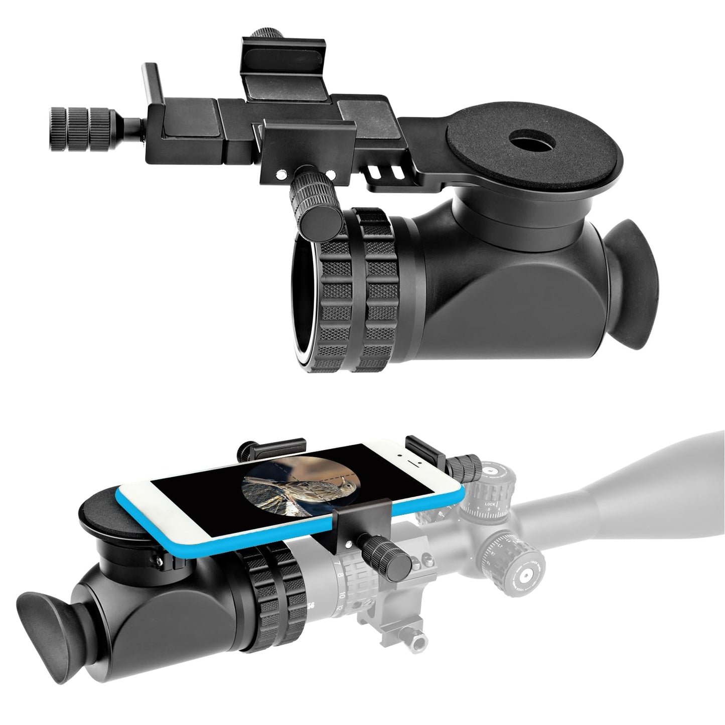 Forevercam Rifle Scope Phone Camera Mount Adapter for Smartphone Aluminum Rifle Scope Camera Mount for Smartphone