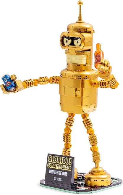 Brickcraft Futurama Gold Bender Comic-Con Exclusive Building Set
