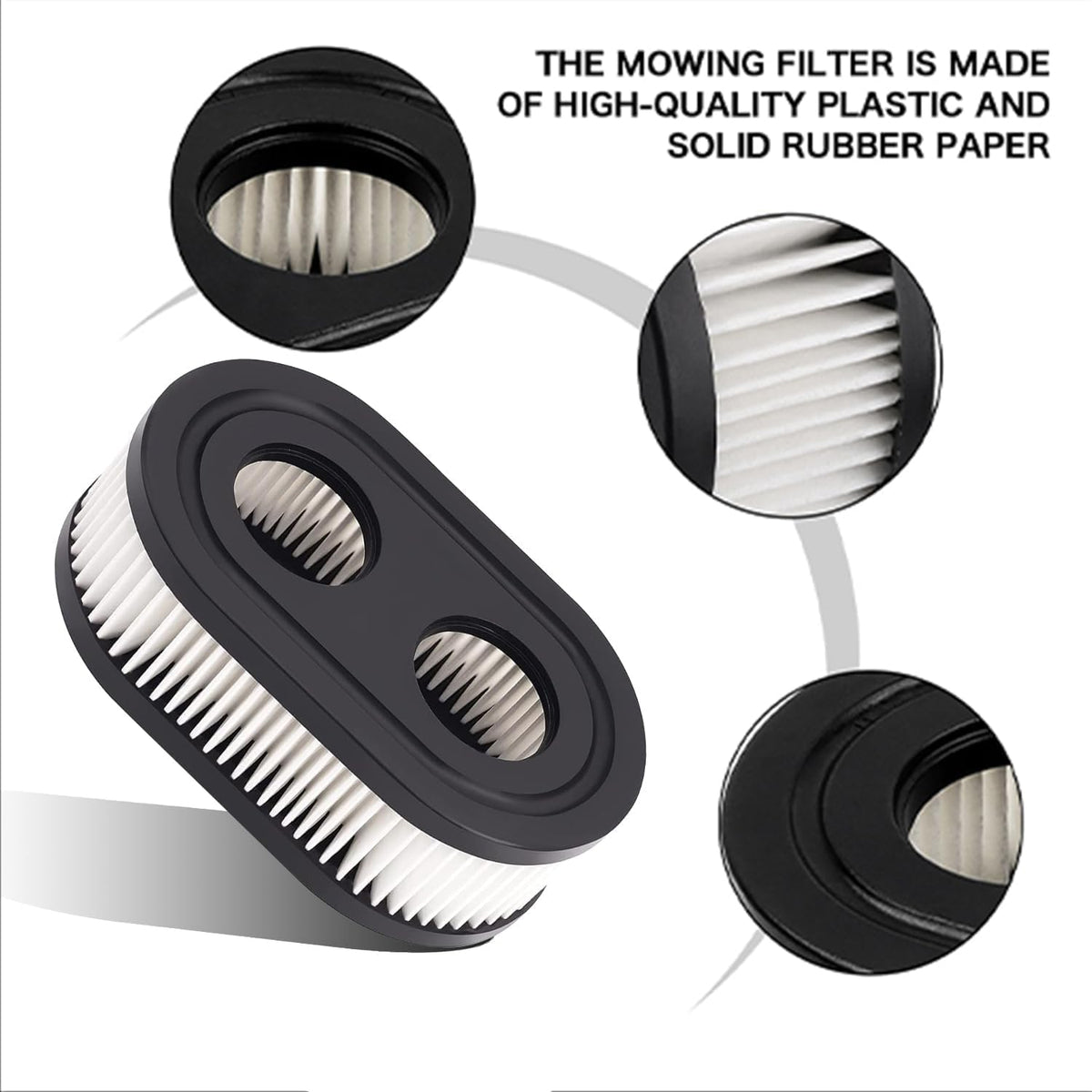 593260 Air Filter - Compatible Lawn Mower Air Cleaner Cartridge for BS Engines | Durable & Efficient