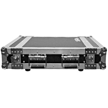 Seismic Audio - SATAC2U - Heavy Duty 2 Space ATA Rack Case - 2U Vertical PA DJ Amplifier Flight Case - Pro Audio DJ Rack