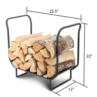 Pilgrim Home and Hearth 18530-1 Solid Bar Stock Firewood Holder 25" Width