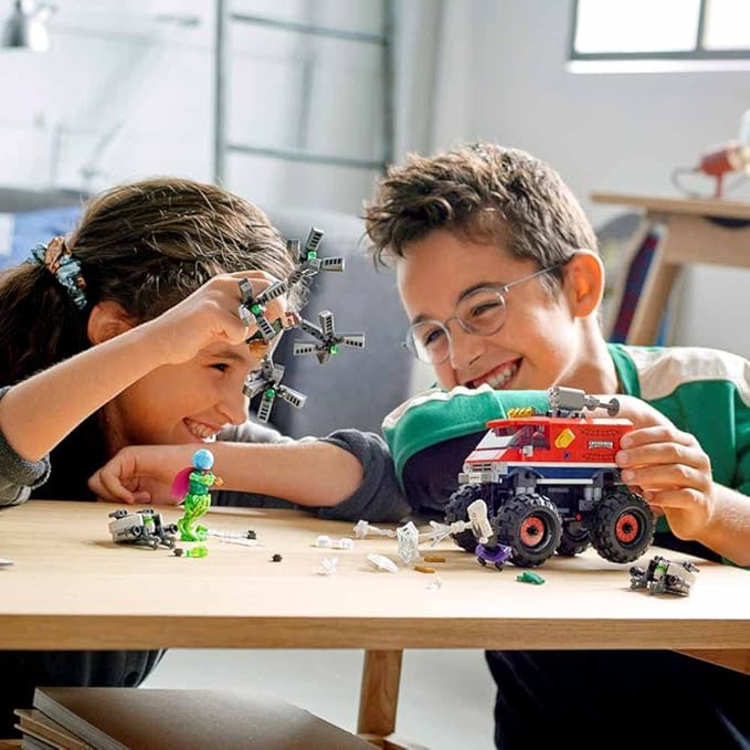 LEGO Marvel Spider-Man: Spider-Man's Monster Truck vs. Mysterio 76174 Cool Collectible Birthday Gift for Kids New 2021 (439 Pieces)