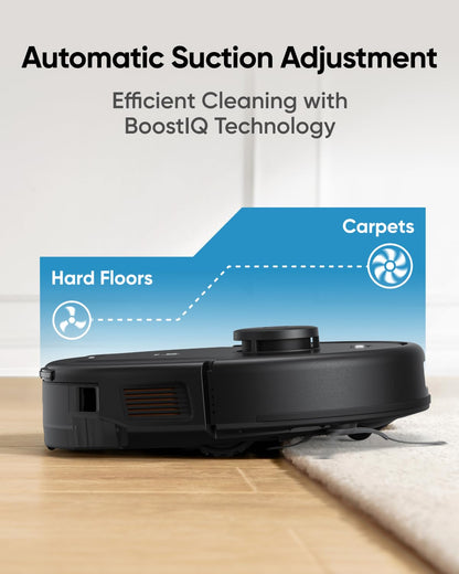 eufy Like-New RoboVac G30 Verge, Robot Vacuum with Home Mapping, 2000Pa Suction, Wi-Fi, Boundary Strips, for Carpets and Hard Floors (Renewed)