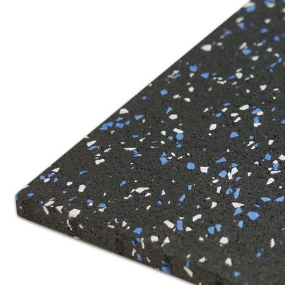 Rubber-Cal Elephant Bark Flooring, Green Dot, 3/8-Inch x 4 x 9-Feet
