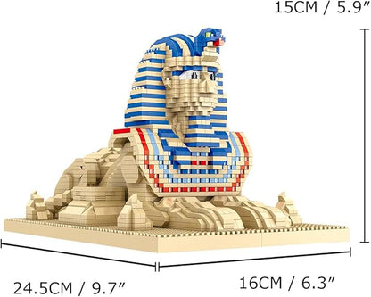 Great Sphinx Egypt Building Blocks Set (2732Pcs) Famous World Architecture Educational Toys Micro Bricks for Kids Adults