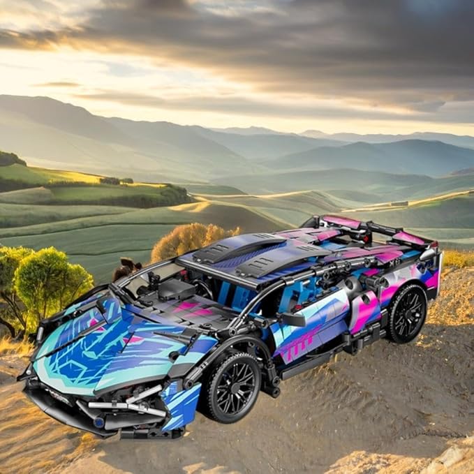 Sport Car Building Block Sets for AdultsTechnical Race Car Collectible 1:14 Model Scale Engineering Toy Racing Cars Birthday for Men Boys Teens Age 8+ 8-12 12 13 14 14+
