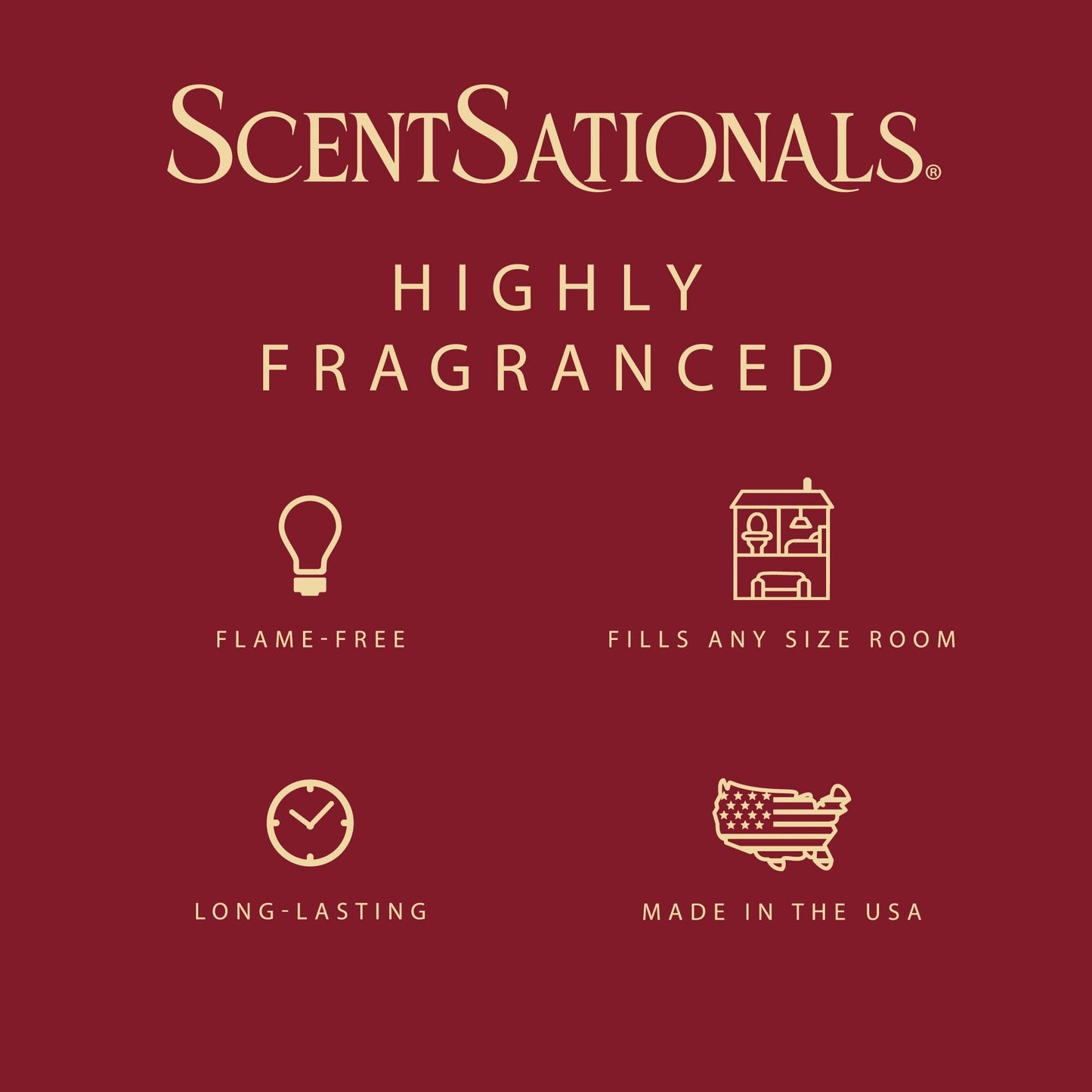 Scentsationals Christmas Wax Melts Holiday Favorites 4pk – Long Lasting, Strong Scent Melts for Warmers, Includes Red Hot Cinnamon, Woodland Spruce, Brown Butter Cookies, & Stay Cozy, 10oz (24 Cubes)