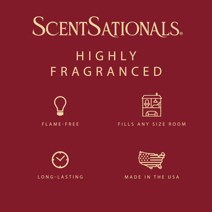 Scentsationals Christmas Wax Melts Holiday Favorites 4pk – Long Lasting, Strong Scent Melts for Warmers, Includes Red Hot Cinnamon, Woodland Spruce, Brown Butter Cookies, & Stay Cozy, 10oz (24 Cubes)