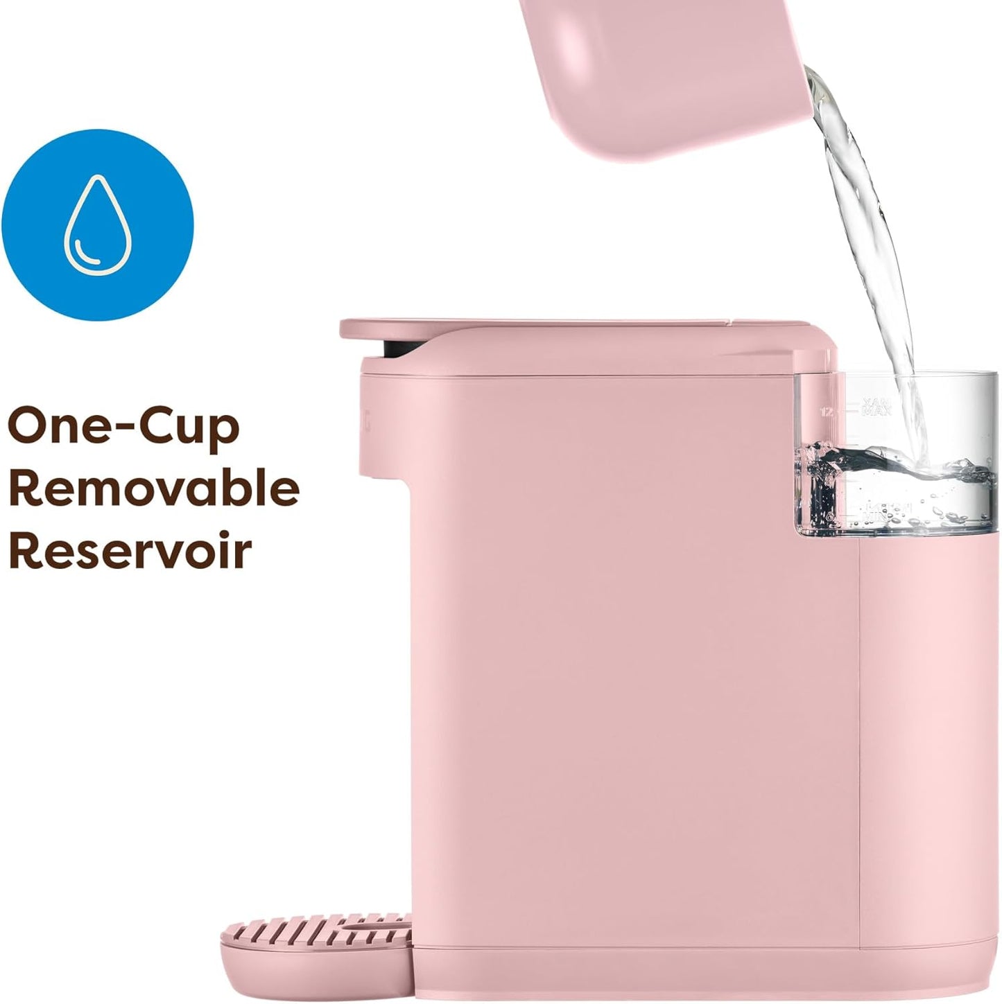 Keurig K-Mini Mate Coffee Maker - Compact Single Serve K-Cup Brewer for Small Spaces | Pink Sands, 12 oz