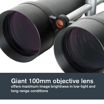Celestron SkyMaster 25x100 Binoculars – Giant Aperture Binoculars for Deep-Sky Astronomy & Long-Distance Viewing – Multi-Coated Optics – Includes Tripod Adapter & Carrying Case