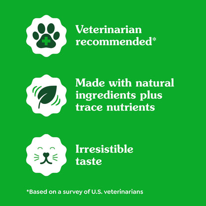 Greenies Feline Pill Pockets for Cats Natural Soft Cat Treats, Catnip Flavor, 1.6 oz. Pouch (45 Treats)
