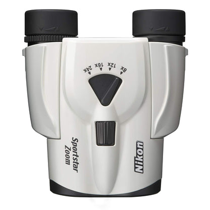 Nikon Binocular's Sportstar Zoom 8-24×25 White, Small