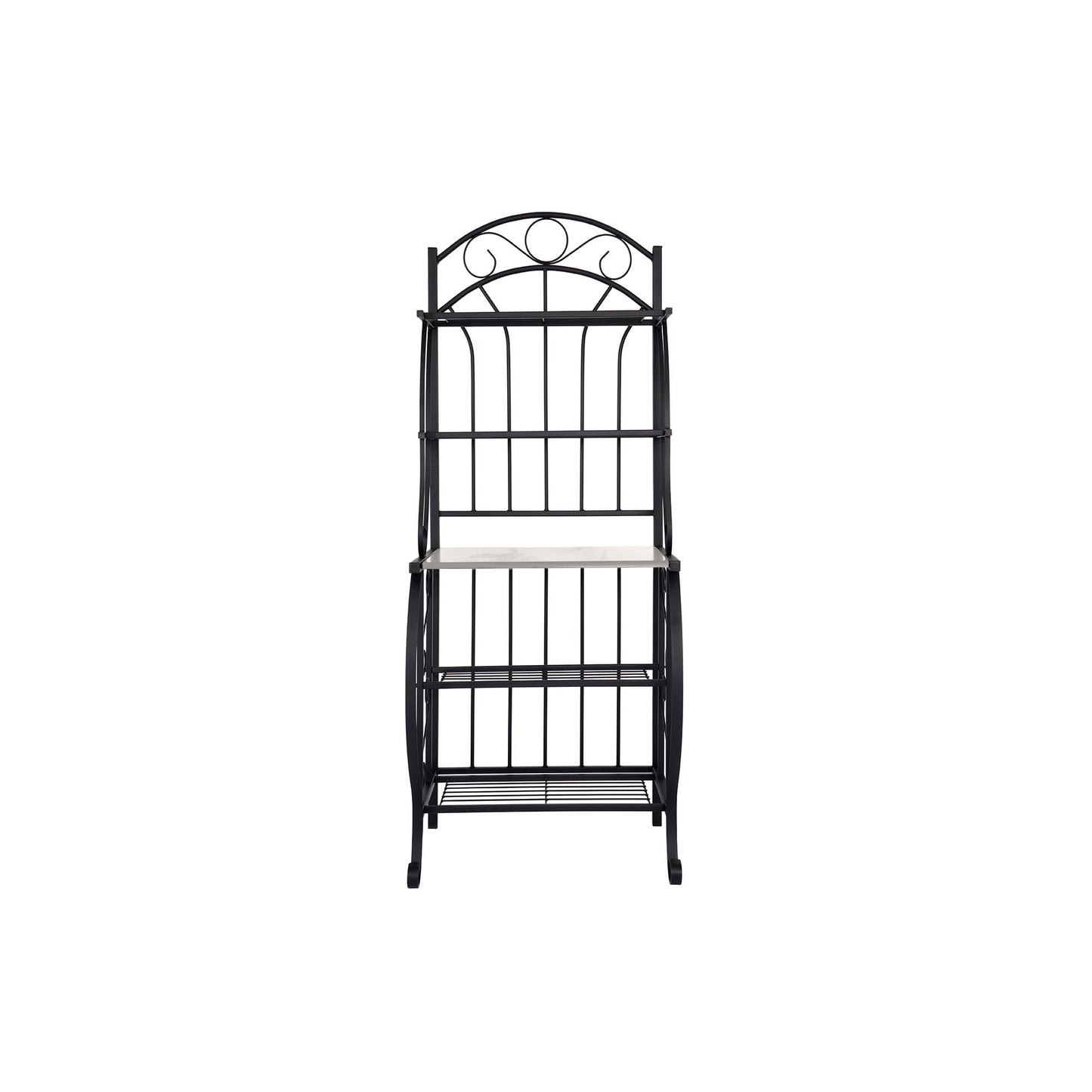 Boraam Valencia Baker's Rack with Faux Marble Shelf