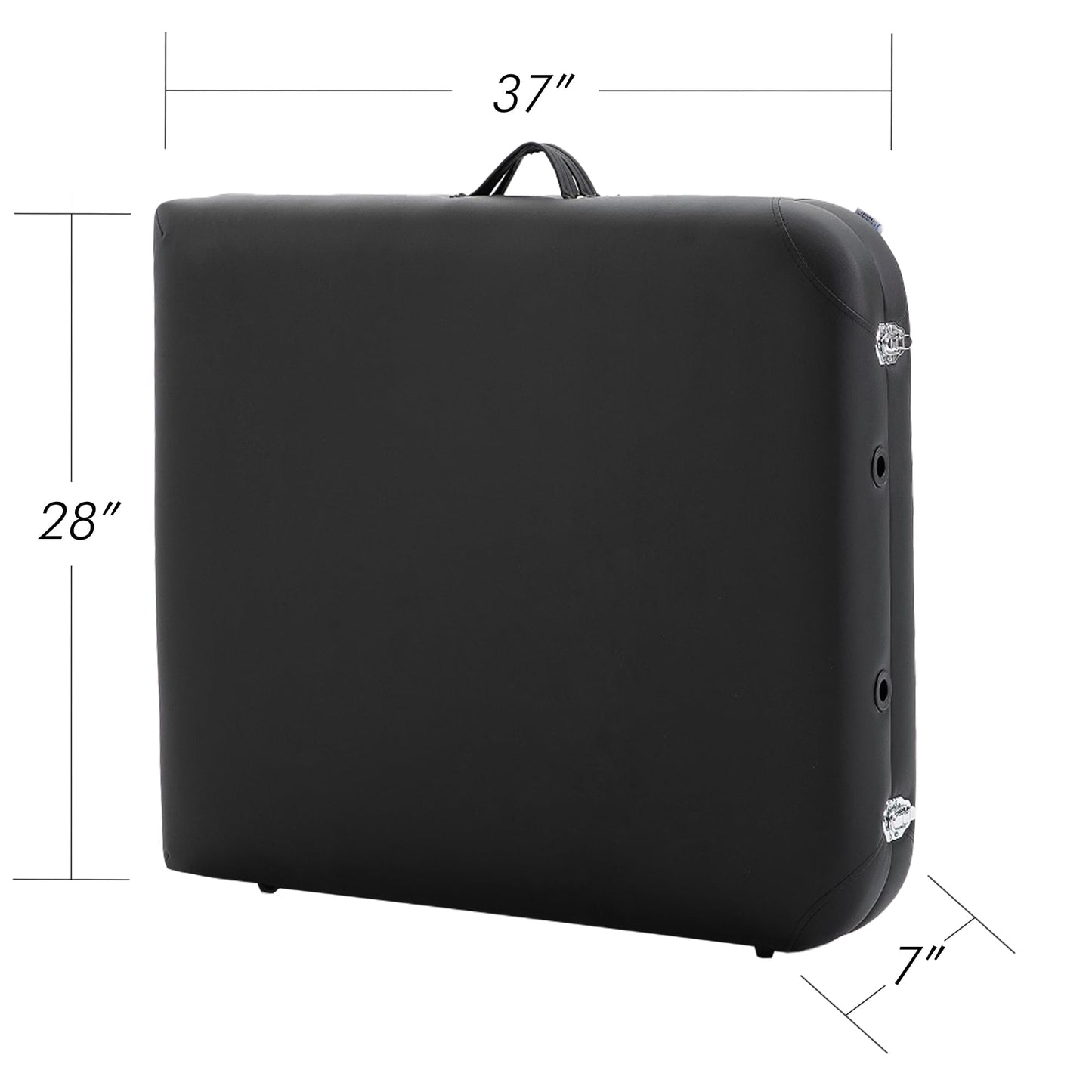 Sierra Comfort Basic Portable Massage Table, Black
