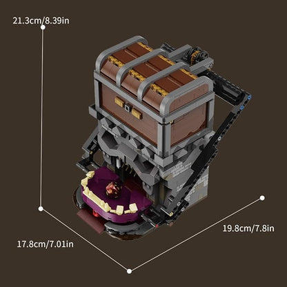 39089 Mysterious Treasure Chest Building Kit 1412 PCS Treasure Chest Model with Opening Lid Magic Building Blocks Set for Adults &amp Teens