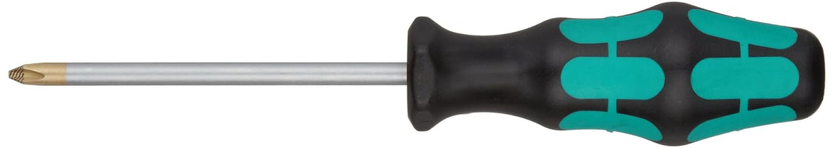 Wera Kraftform Plus 350 PH Phillips Screwdriver - Lasertip PH 2 Head | 4-Inch Blade Length