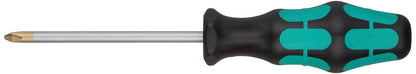 Wera Kraftform Plus 350 PH Phillips Screwdriver - Lasertip PH 2 Head | 4-Inch Blade Length