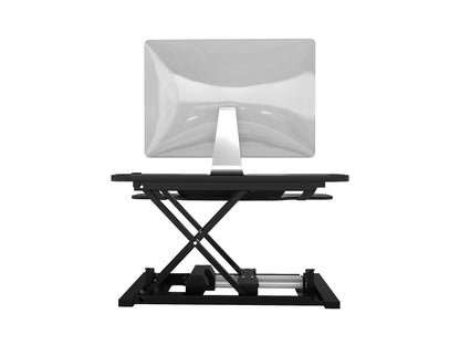 VERSADESK® PowerPro™ 36” x 24” Standing Desk Converter | 7.75” - 23.5” Electric Height Adjustable Sit to Stand Desk Riser w/Keyboard Tray & USB Hub - Ergonomic Workstation for Home & Office, Black