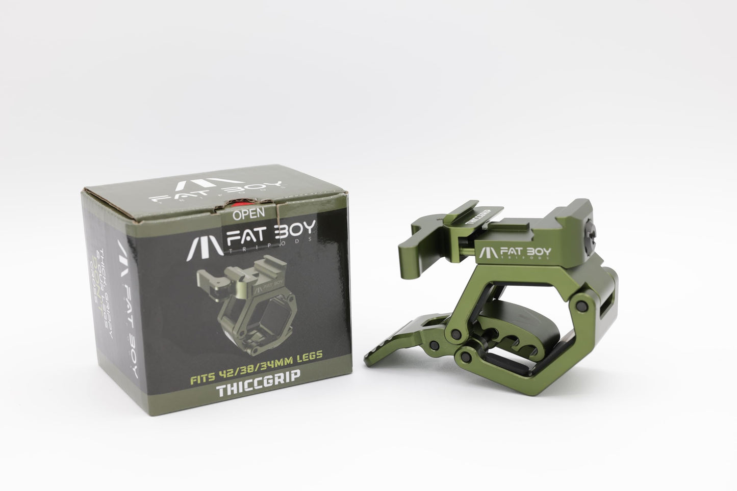 FatBoy Tripods Thick Grip - Tripod Attachment - Compatable with Arca and Picatinny, for Binoculars, Caller Remote, Other Accessories- Includes arca Mount