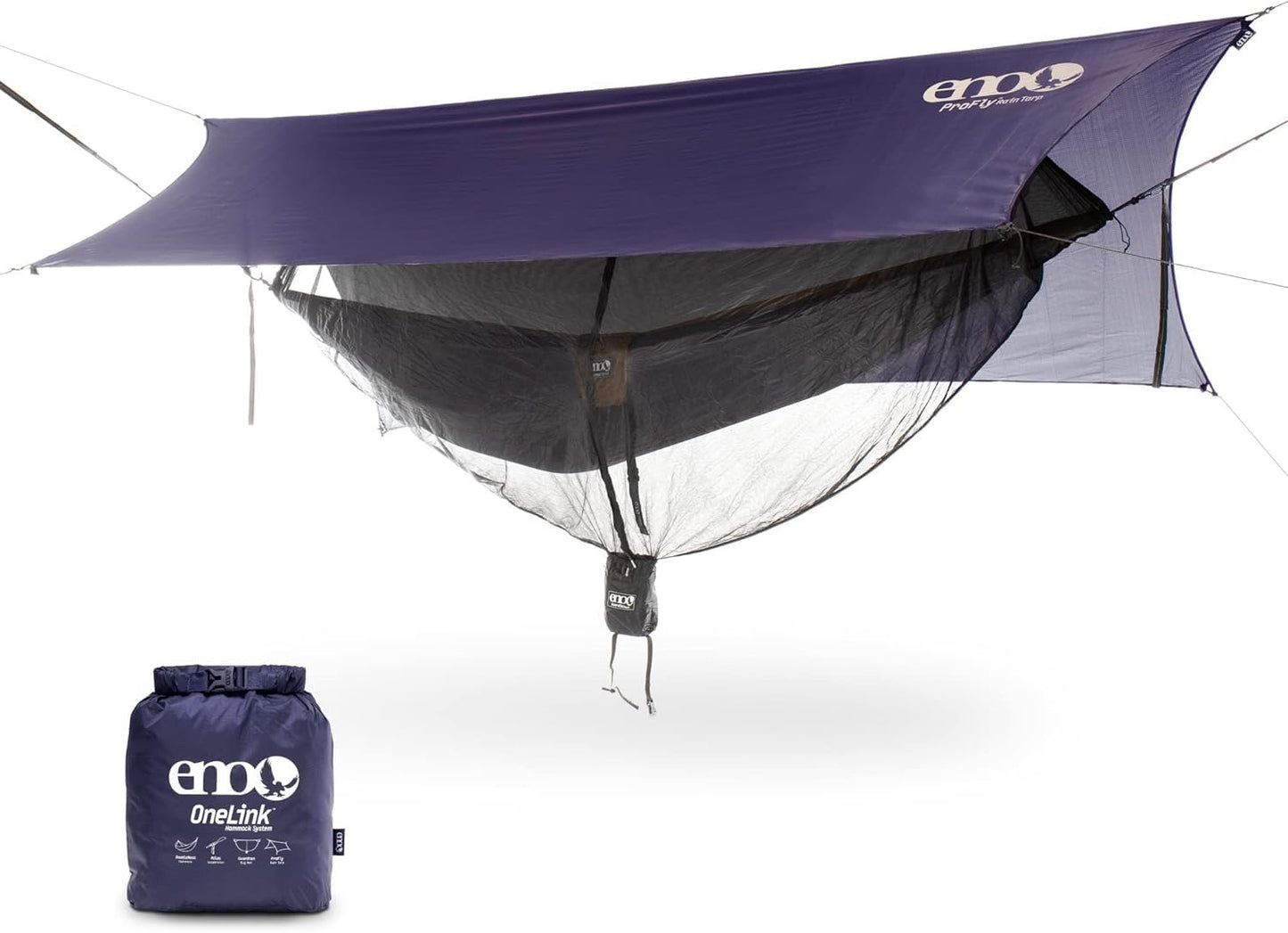 ENO, Eagles Nest Outfitters OneLink Shelter System with Hammock, Straps, Bug Net and Rain Tarp