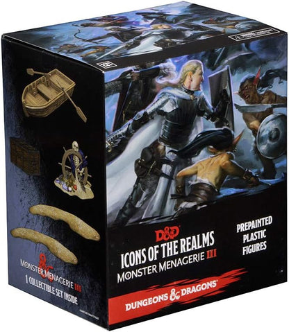 WizKids Dungeons and Dragons: Icons of The Realms: Monster Menagerie 3 - Pre Painted Plastic Figures Booster Box