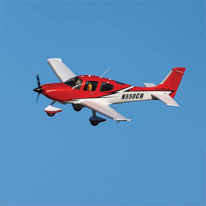 E-flite RC Airplane Cirrus SR22T 1.5m BNF Basic Transmitter Battery and Charger Not Included with Smart AS3X and Safe Select EFL15950