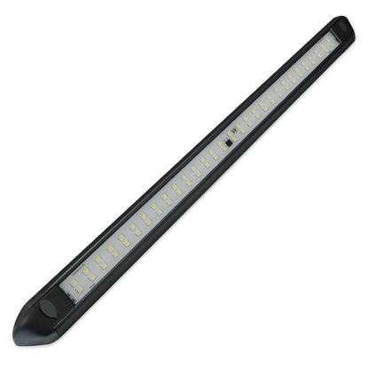 RV Porch Light, 12v LED Exterior Lighting for RV 22 Inch Camper Cargo Food Truck Enclosed Trailer Flood Lights Black Aluminum Waterproof Outdoor Light Bar 13 Watts 800 Lumens 7000K Cool White, 1-Pack