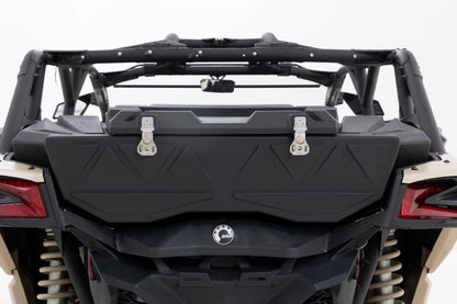 Rough Country Rear Bed Cargo Box for Can-Am Maverick X3 (2 & 4-Seat Models) - 45-Gallon Storage Capacity, Watertight Seal, High-Impact UV-Resistant, Lockable Latches