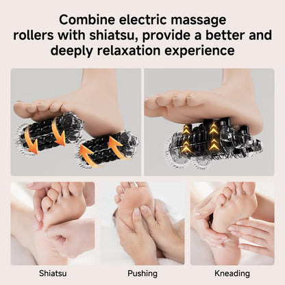 beici 13-inch Foot Spa with Fully Automatic Electric Massage Dual-Action System, Integrating Electric Massage Rollers and Shiatsu Functionality, Featuring a Timer and Water Temperature Control