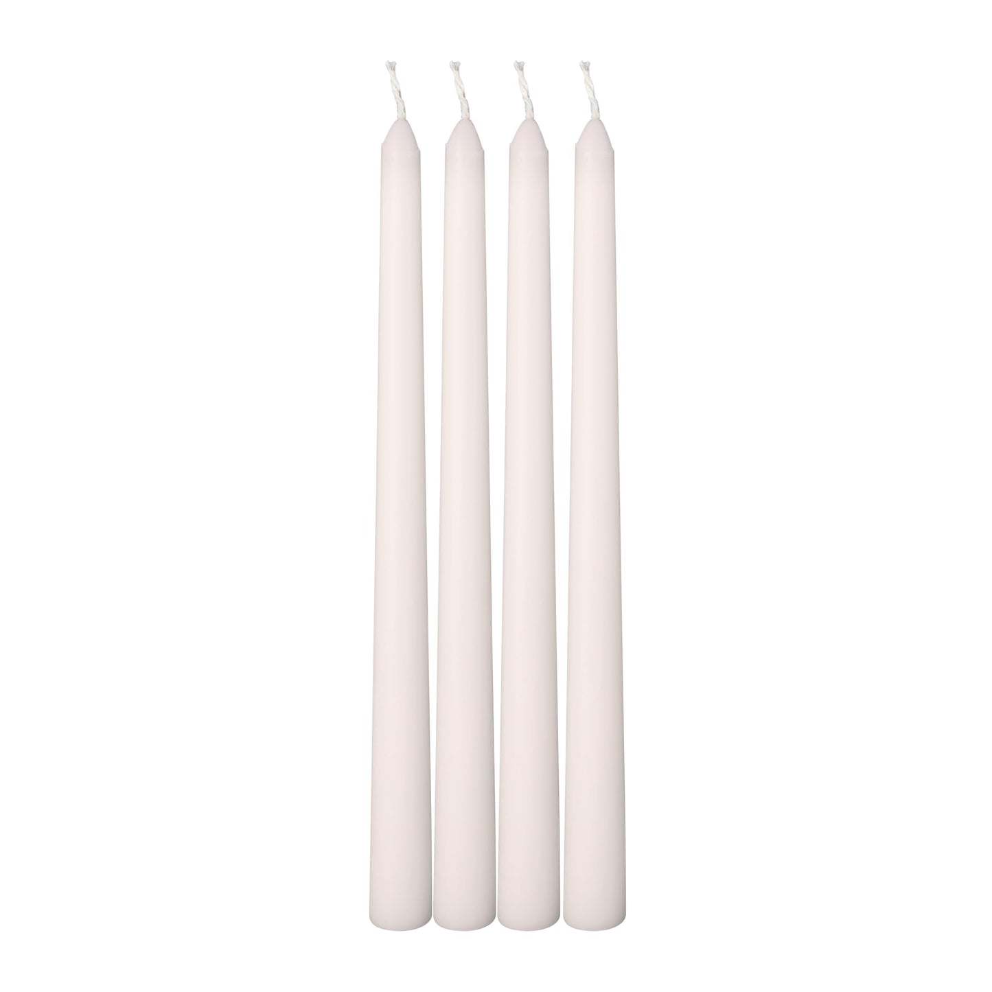 Estrella Blanca Ivory Taper Candles 10-Inch Ivory Candlesticks Dripless Long Cream Tapered Candle Tall Unscented Smokeless Slow Burning Paraffin Wax Candle Sticks for Wedding Dinner Home Decor 4 Pack
