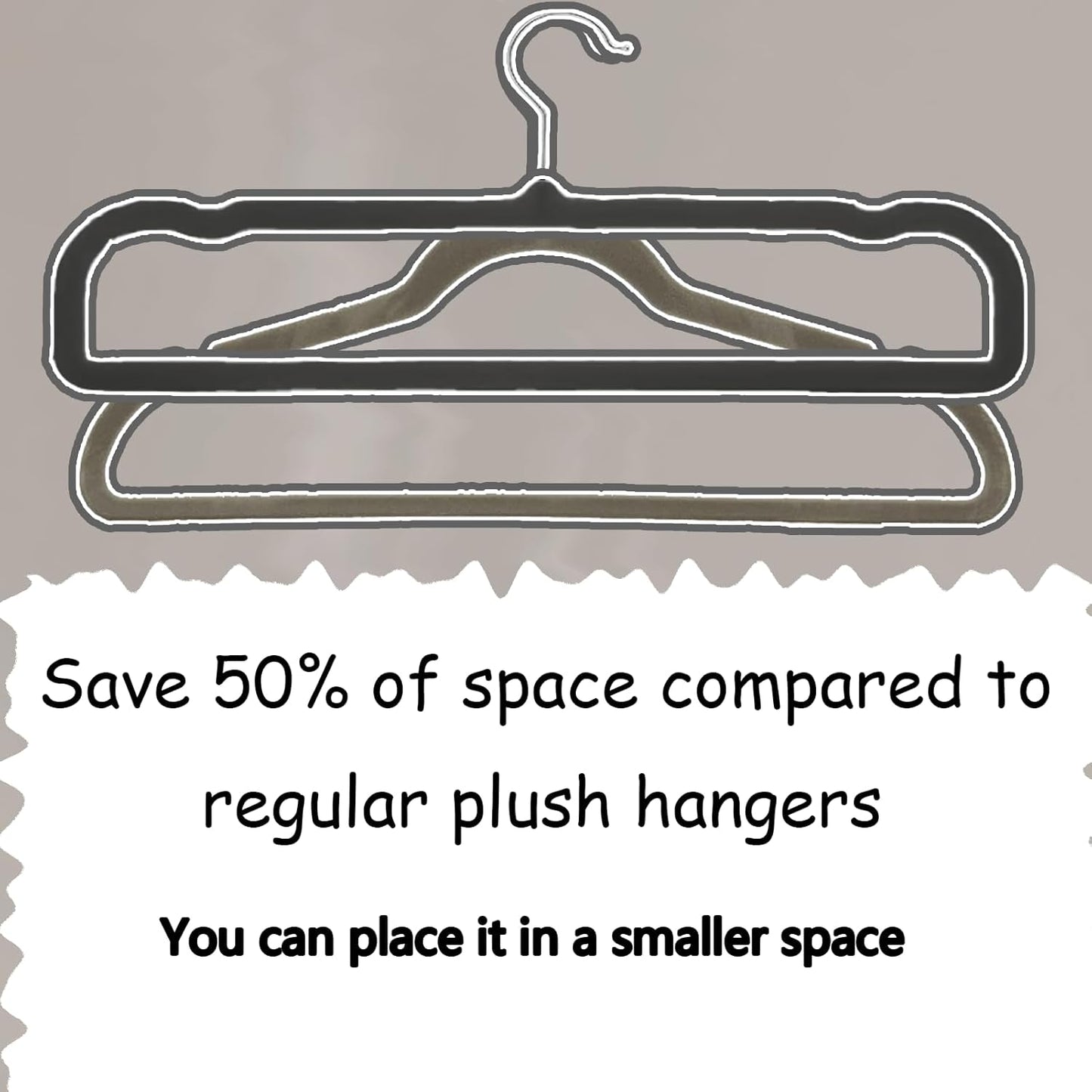 Velvet Hangers - Non-Slip Pants Hangers for Closet | 20 Pack Space-Saving Design with 360° Rotatable Hook (Black)