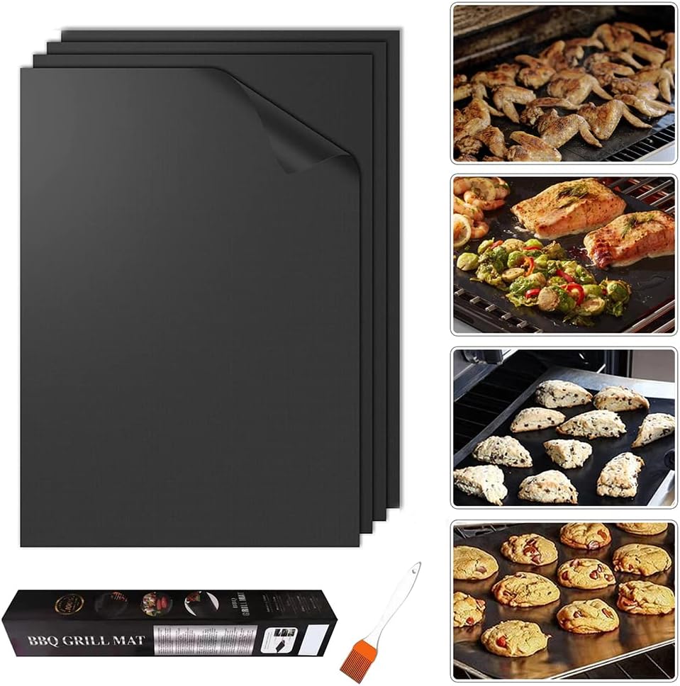 Skiennix Large Oven Liners - Reusable Nonstick Teflon Mats | 17"x25" Heavy Duty & Heat Resistant
