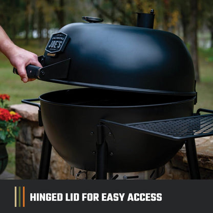 Oklahoma Joe's Blackjack 21.5 in. Heavy-Duty Kettle Charcoal Grill with 382 sq. in. Cooking Area, Black