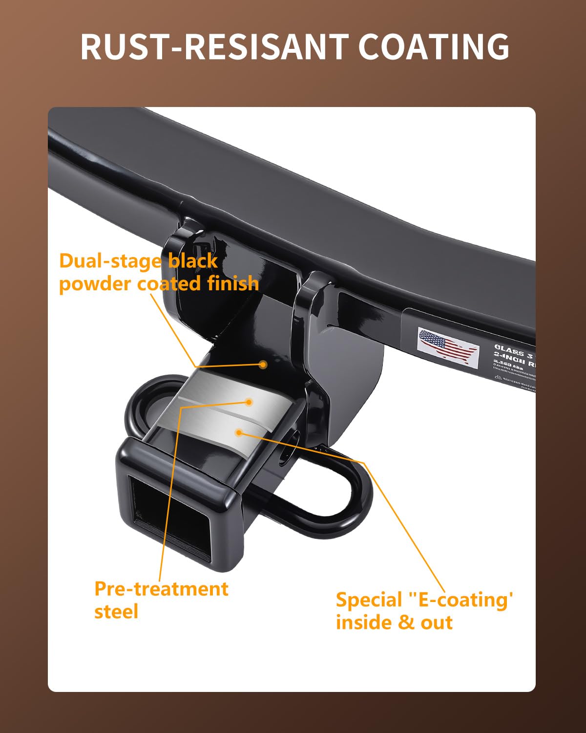 2” Receiver Trailer Hitch Compatible with Legacy & Outback 2020–2025 | Class 3 | 3,500 lbs Towing Capacity | Easy Bolt-On Install