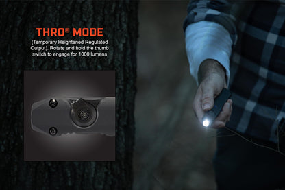 Streamlight 88811 Wedge 1,000-Lumen Max 300-Lumen Standard 1,200-Candela Flat Everyday Carry Flashlight, Includes USB-C Cable and Lanyard, Coyote
