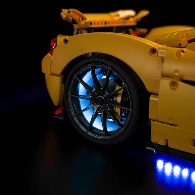 Upgraded Led Light Kit for Lego McLaren P1 Building Set Compatible with Lego 42172 Gift Idea for Adult Builders and Fans(Model Not Included)