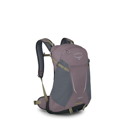 Osprey Hikelite 18L Durable Hiking Backpack - Travel Daypack with Rain Cover for Men and Women, Graphite Purple
