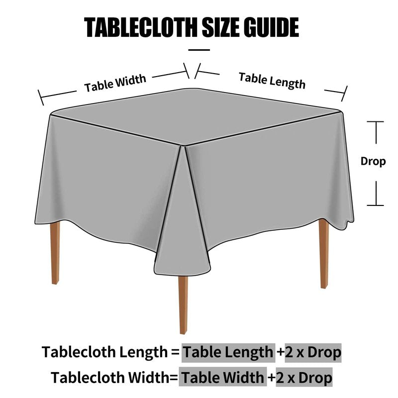 Smiry Square Table Cloth, Waterproof Heavy Duty Vinyl Tablecloths, Wipeable Washable Table Cover for Kitchen, Dining Room & Valentines(Pink, 54" X 54")