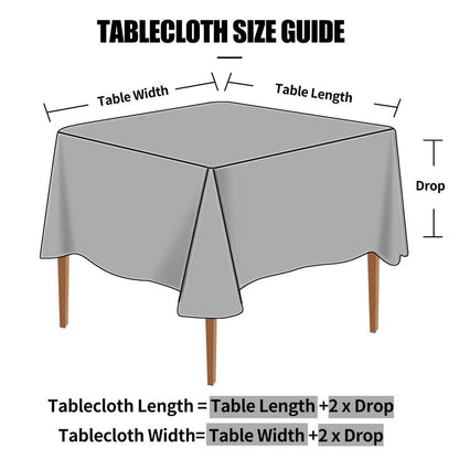 Smiry Square Table Cloth, Waterproof Heavy Duty Vinyl Tablecloths, Wipeable Washable Table Cover for Kitchen, Dining Room & Valentines(Pink, 54" X 54")
