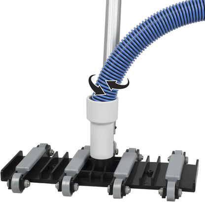 Poolmaster Manual Pool Vacuum Hose - 30 Ft Kink-Free Heavy Duty Cleaner for Inground & Above Ground Pools