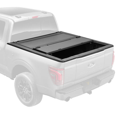 RealTruck BAK BAKFlip MX4 Hard Folding Truck Bed Tonneau Cover | 448130 | Fits 2019-2026 Chevy/GMC Silverado/Sierra, w/MultiPro/Flex Tailgate (Will not fit Carbon Pro Bed) 5' 10" Bed (69.9")
