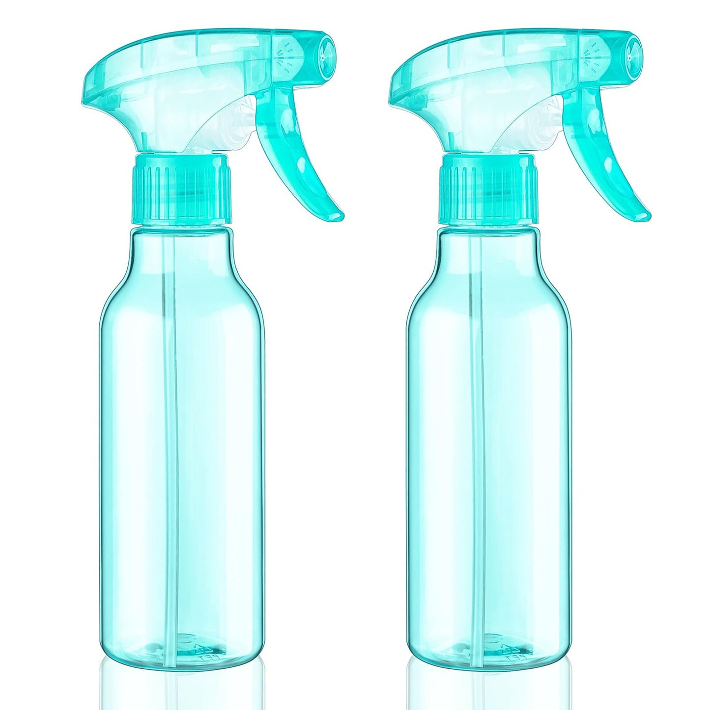 Cosywell Plastic Spray Bottles 8.8oz/260ml 3 Pack Empty Spray Bottle for Cleaning Mist/Stream Heavy Duty Water Spraying Bottle for Cooking Hair Care Essential Oils(Clear)