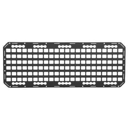 aqxreight Truck Bed Molle Panel, Aluminum Truck Side Storage Organizer Rack for L Track High Hardness Metal Side Bed Cargo Gear Holder with Sandblasted Finish Easy Install Utility Mount