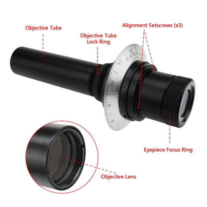 Astromania Polar Alignment Scope - Bundle with - Accessory Kit Telescope Fully-Coated Eyepieces