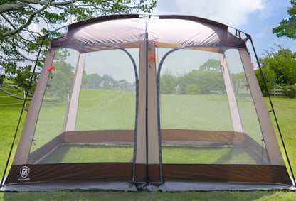 EVER ADVANCED 12' x10' Screen House Tent Netted Canopy Mesh Tents for Camping 8-10 Person Sun Shelter