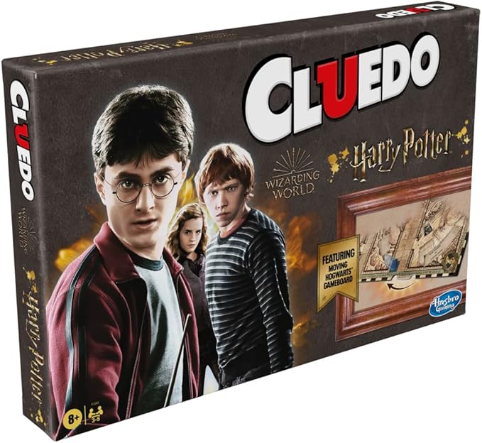 Hasbro Gaming Clue: Wizarding World Harry Potter Edition Board Game | Family Games for Kids Teens and Adults | Mystery Games | Ages 8 and Up | 3 to 5 Players
