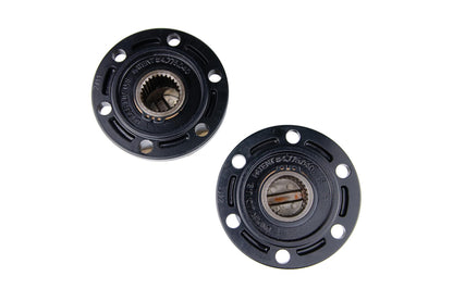 Mile Marker 457 Pair of Premium Manual Locking Hubs fits 1972-1986 CJ Universal (6-Bolt 27 Spline) and 1972-1980 Scout II | Replaces Original Equipment Manual and Automatic Hubs