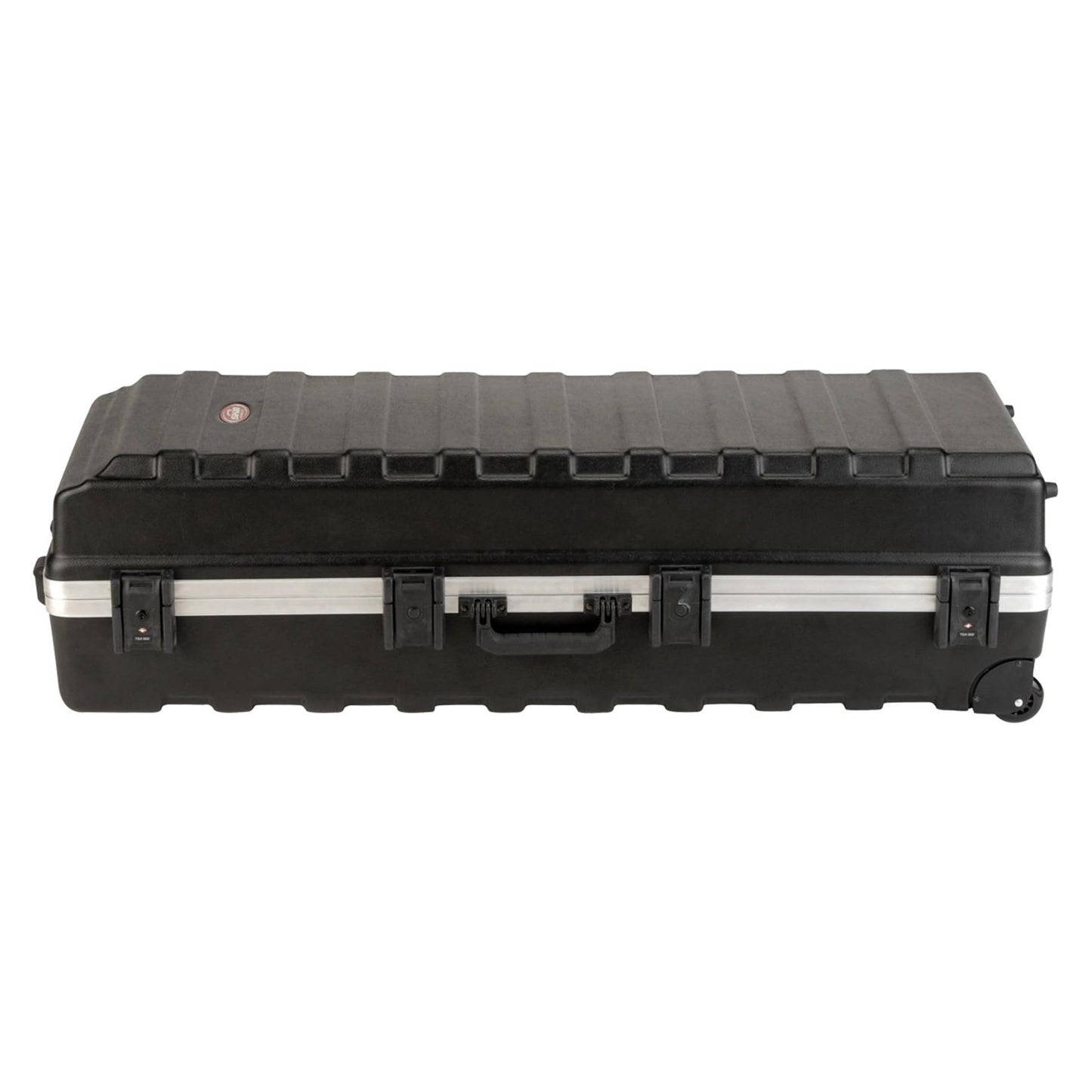 SKB ATA Large Stand Case with Wheels & TSA Latches - Durable Transport Solution for Equipment, 48x16.25x13 Inches, Over-Molded Handle, Secure Straps, Field-Replaceable Parts